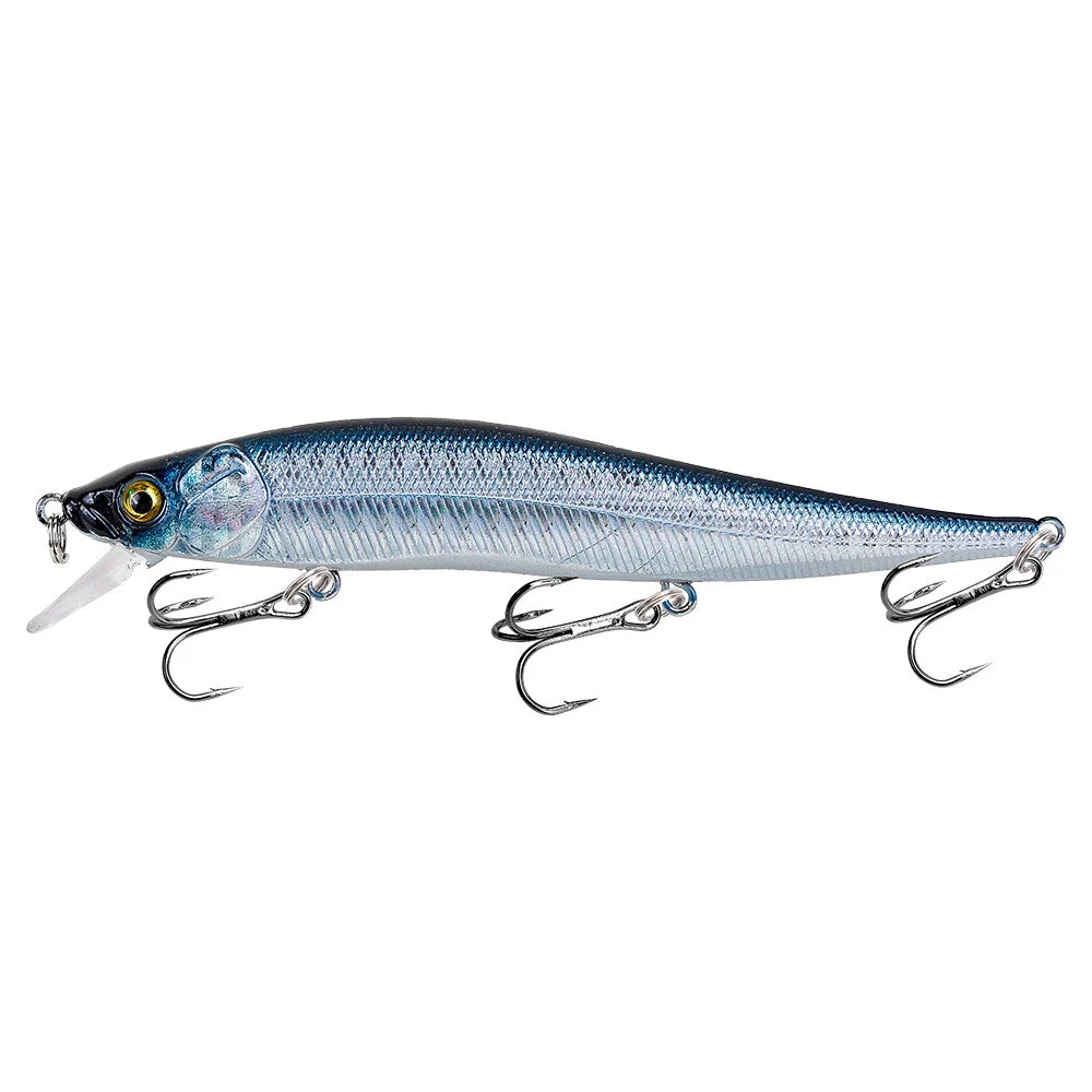 Artificial Wobbler Set - Crankbait, Jerkbait, Minnow, and Popper Lures for Fishing  Trout and Sea